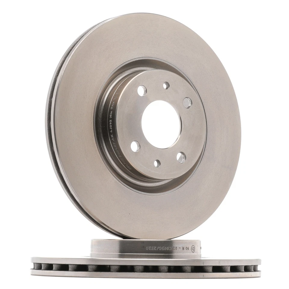 COPPIA DISCHI FRENO DELPHI per Abarth 500 (150)(2008->) 1,4 - 99kw 134cv 16v tur - Immagine 2 di 4