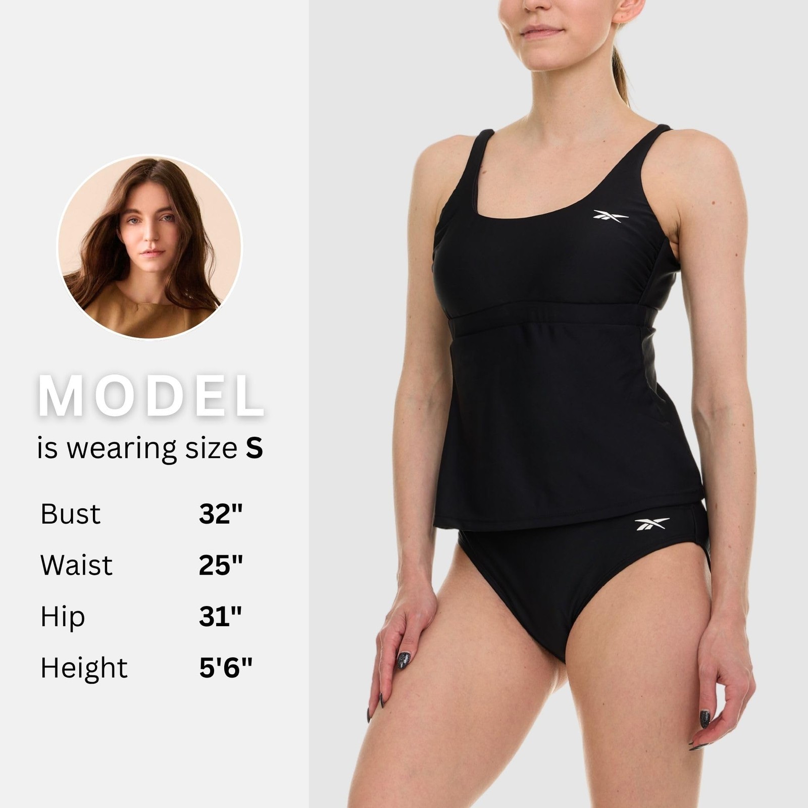 Tankini Swimsuits for Women 2025, Piece Swim Tank Top and Bottom Set, Athleti... thumbnail 5