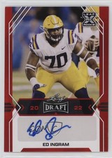 2022 Leaf Draft Auto Red Ed Ingram #BA-EI1 Auto 11n2