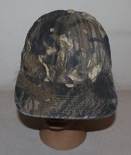 Vintage USA Made Mossy Oak Camo Snapback Hat Hunting Cap USA
