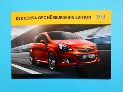 Prospekt / Katalog / Broschüre - Opel Corsa - OPC - Nürburgring Edition - 04/11