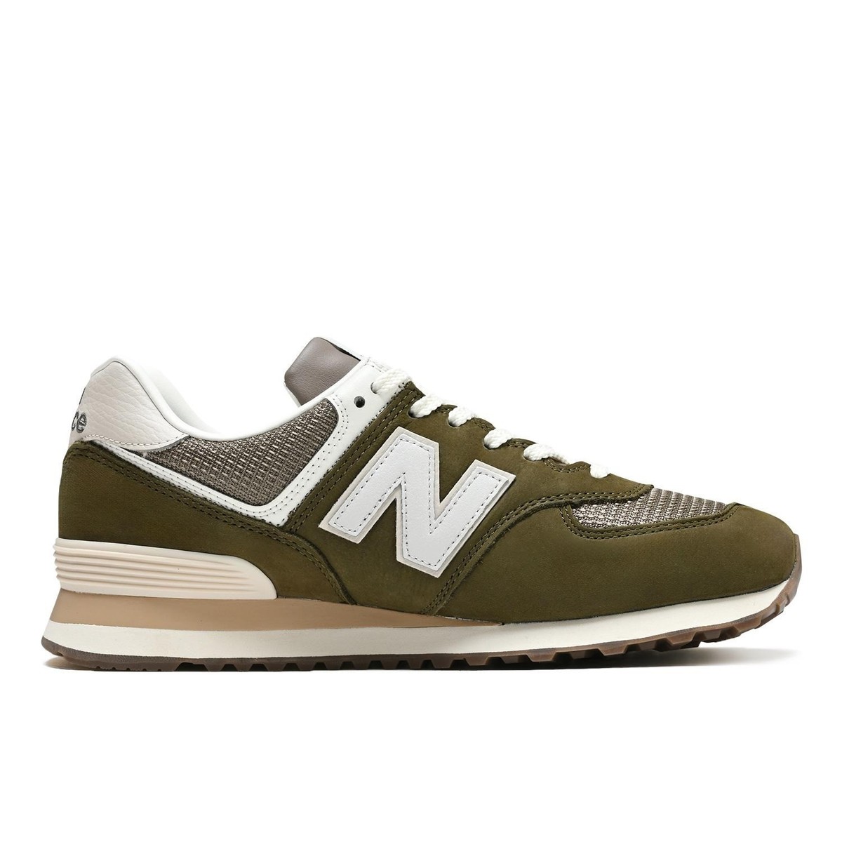 New Balance 574 Calcium Dark Silver Metallic Width D U5742RG Men's
