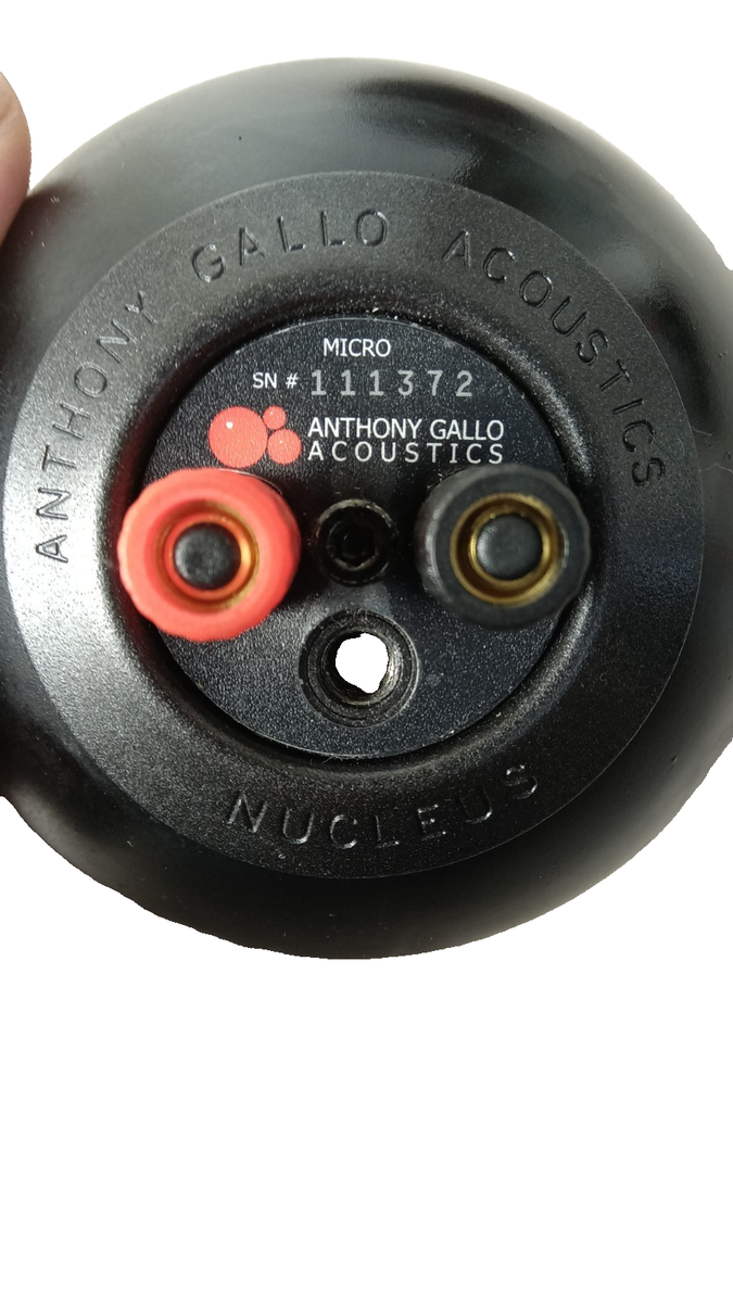 Anthony Gallo Acoustics Nucleus Micro Black 5.0 Satellite Speaker
