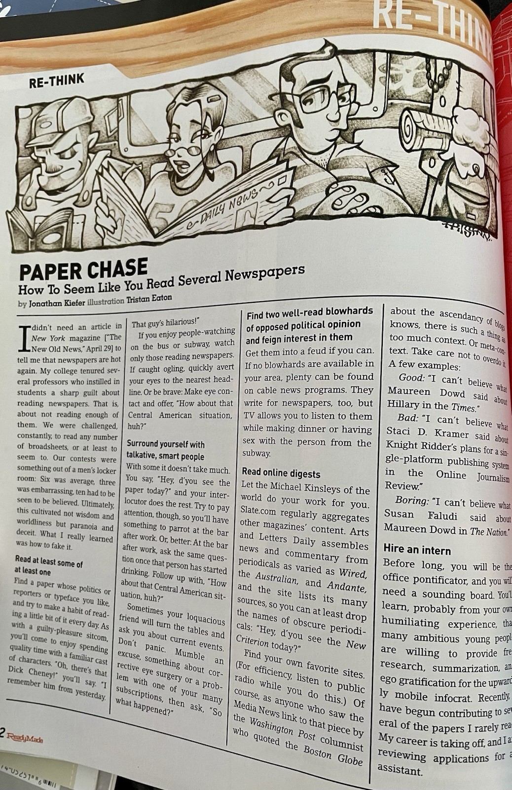 Ready Made Readymade Magazine Issue 3 Summer 2002 Instructions For ...