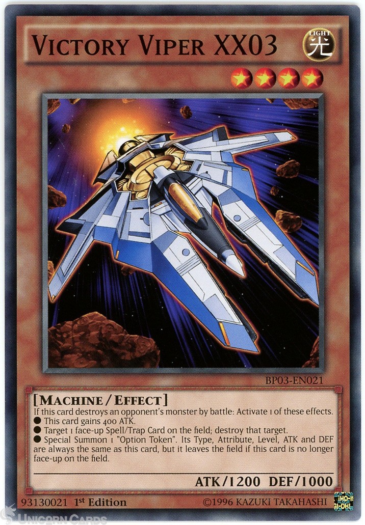 BP03-EN021 Victory Viper XX03 : Common 1st Edition Mint YuGiOh Card