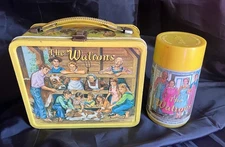 Vintage 1973 The Waltons Vintage Metal Lunchbox with Thermos Great Condition