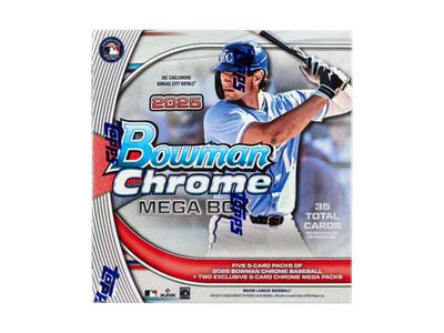 2025 Bowman Chrome Baseball Mega Box!! Factory Sealed MLB Box FREE SHIPPING