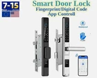 Fingerprint Electronic Biometric Smart Door Lock Waterproof Bluetooth Sliding