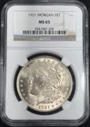 1921 NGC MS65 Morgan Silver $1