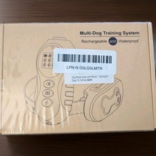 Multi Dog Training System Rechargeable and Waterproof Collar and Remote Black