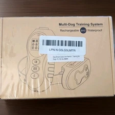 Multi Dog Training System Rechargeable and Waterproof Collar and Remote Black