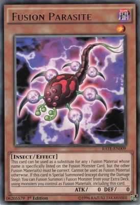 Yugioh Fusionsparasit RATE-DE009 Rare 1. Auflage NM
