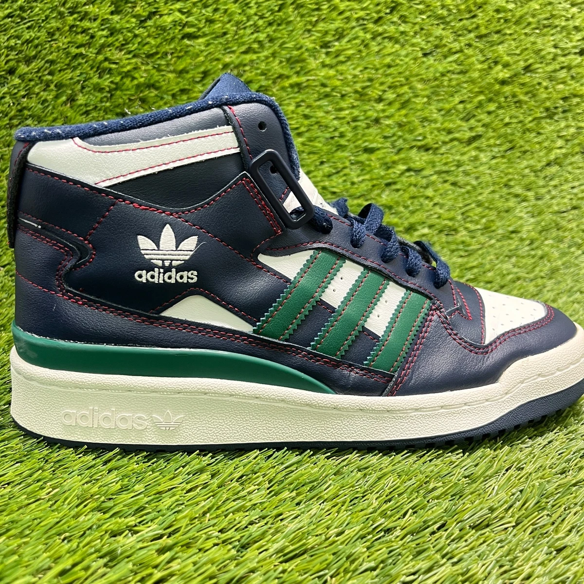 adidas Forum Mid Collegiate Navy Green for Sale | Authenticity