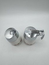 Gold Butterfly Gemco Sugar And Syrup Dispensers Set Vintage 70s US Made