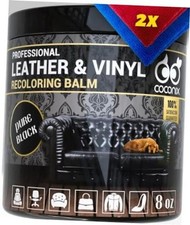 Leather Vinyl Recoloring Balm - Restore Faded, Worn, and Pure Black
