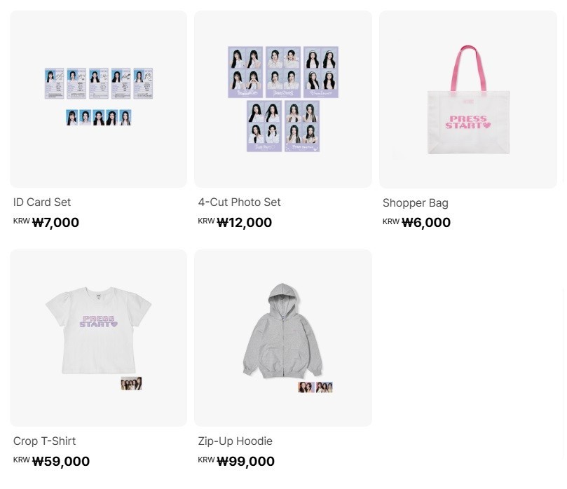 Pre-Order] ILLIT LIVE 'PRESS START' OFFICIAL MERCH.[Not Including