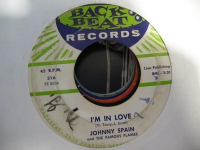 JOHNNY  SPAIN I'M IN LOVE GREAT R&B 45 ON BACK BEAT!