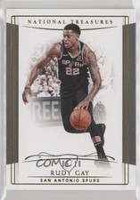 2018-19 Panini National Treasures Gold 6/10 Rudy Gay #94 7o6