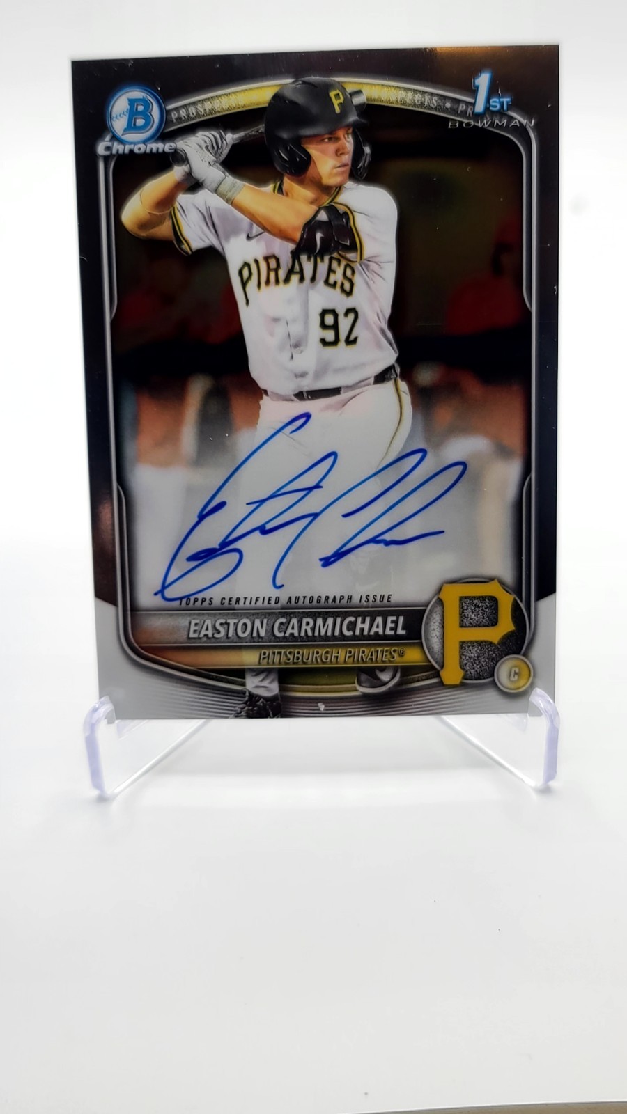 2025 Bowman Draft Chrome Easton Carmichael 1st Bowman Auto CPA-ECA