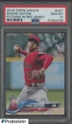 2018 Topps Update #US1 Shohei Ohtani Pitching In Red Jersey RC Rookie PSA 10