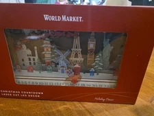 Christmas Countdown Laser Cut LED Calendar  2025 World Market