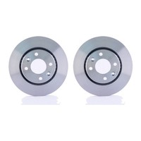 2 Bremsscheiben AußEnbelüFtet Ø 61 Mm 20,7 Mm Hella FüR U.A. Renault 21