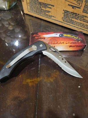Frost Cutlery REDMAN SKINNER Folding Pocket Knife 15-803B/Y