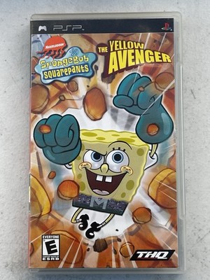 SpongeBob SquarePants: The Yellow Avenger (Sony PSP, 2006) CIB Complete w/Manual