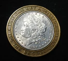 1884 Morgan Silver Dollar - Encased In Buick Advertising