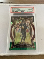 2024 Select Concourse #26 Black & Green Shock Prizm Jayden Daniels RC PSA 10