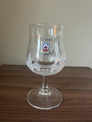 Tripel Karmeliet - 20cl- Stemmed Chalice - Beer Drinking Glass-6'' Tall Pre-owned