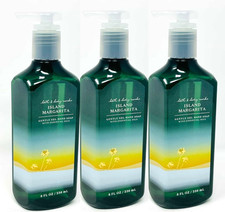 3 BATH BODY WORKS ISLAND MARGARITA GENTLE GEL HAND SOAP 8 FL OZ NEW