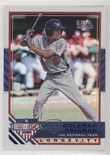 2017 USA Baseball Stars & Stripes Longevity Sapphire 12/49 Coleman Brigman fm0