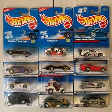 Hot Wheels Mainline 90's - 00's NIB Lot 12 Vintage Collectible Cars Variety Pack