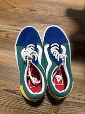 VANS Old Skool Yacht Club Blue Green Yellow Men US 4 Women 5.5
