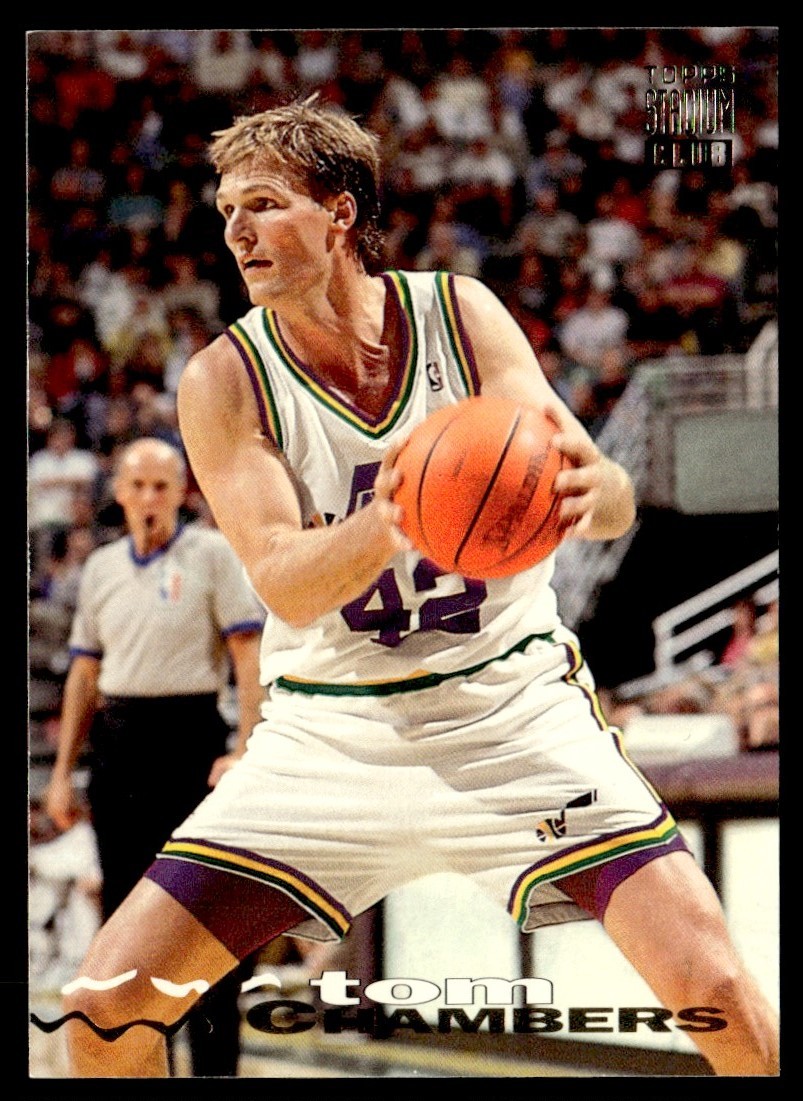 1993-94 Stadium Club Tom Chambers Utah Jazz #338