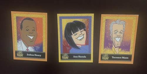Menge 3 Frühjahr 2016 Lichter des Broadway Karten - Josh Henry, Ann Harada, T. Mann - Bild 1 von 2