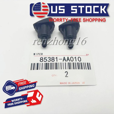 #ad OEM 2x For Toyota Sienna Corolla Tundra Windshield Wiper Spray Jet Washer Nozzle $7.49