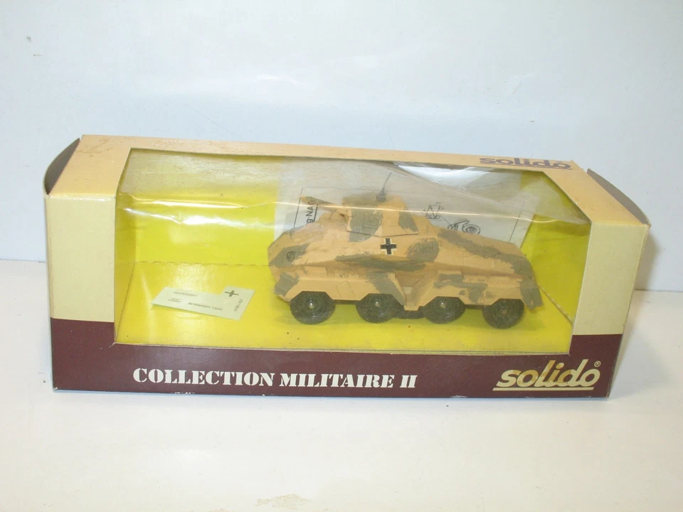 SOLIDO, Carro Armato Tedesco SDKFZ Bussing Nag 232 Militare Completo - Immagine 3 di 4