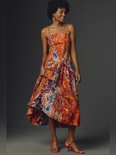 Farm Rio x Anthropologie Sleeveless Midi Dress – XXS – NWT  Sundress