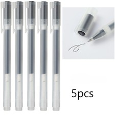 5PCS GENUIN JAPAN MUJI MoMA Super Fine 0.38mm/0.5mm Old style Gel Ink pen
