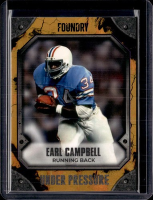 #ad 2025 Pulse Foundry #UP EC Earl Campbell Under Pressure Purple 9 25 $3.99