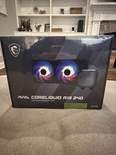 NEW MSI MAG Coreliquid A13 240 Black RGB AIO Liquid Cooling 240mm RadiatorSealed