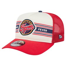 Unisex New Era  White/Red Indiana Fever Banner Foam Front 9FIFTY A-Frame