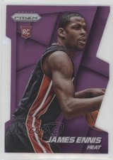 2014-15 Panini Prizm Purple Die-Cut Prizm 39/139 James Ennis #274 2r5