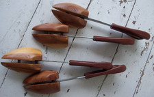 2 Pairs Vintage Women's M Shoe Trees from Saks 5th Ave Wood Metal