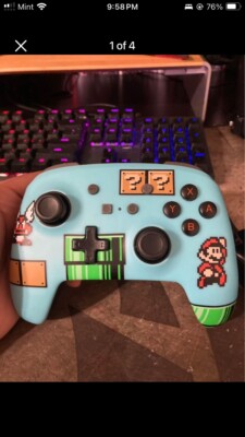Nintendo Switch Power A Super Mario Bros 3 Enhanced Wireless Controller Tested