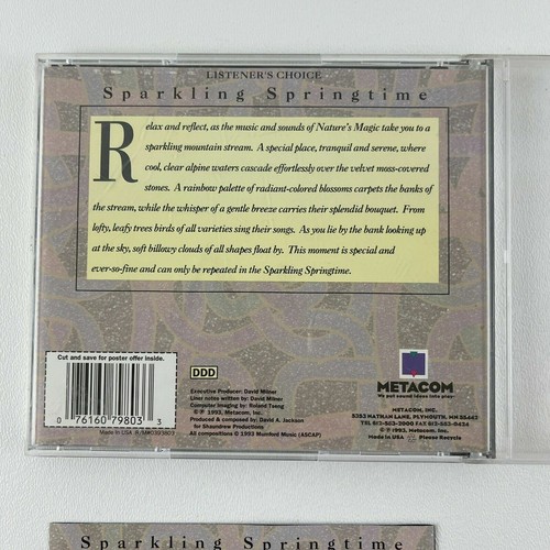 Sparkling Springtime Nature's Magic CD. Very Good & Free Shipping! - Picture 10 of 11