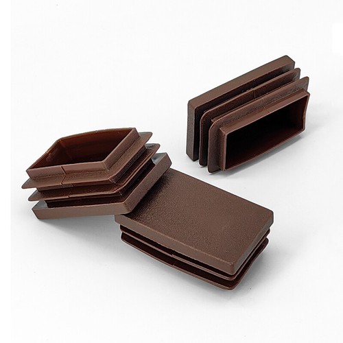 30x50mm Inserts Tube End Caps Plastic Blanking Plugs Pipe Bungs Rectangle Cover - Picture 3 of 8