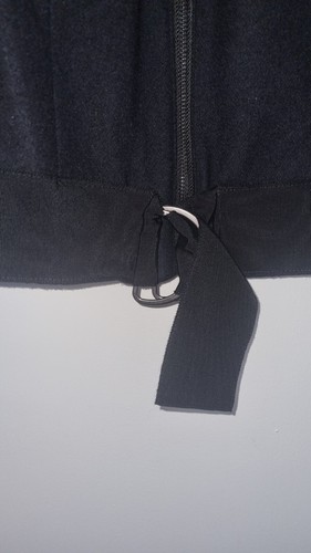 BNWT NEXT Blue Black Military Biker Wool Short Coat Jacket Size 8 Brocade Trim - Picture 12 of 14